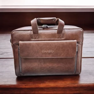 DIVISO INDIAN PU OFFICE BAG FF303 WITH SINGLE  COMPARTMENT BROWN